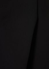 Moschino Stretch Crepe Midi Skirt