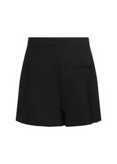 Moschino Stretch Crepe Wrap Mini Skirt