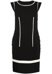 Moschino stripe detail fitted dress