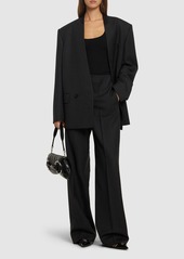 Moschino Tailored High Rise Straight Pants