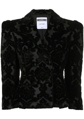 Moschino tailored jacquard jacket