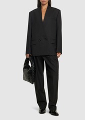 Moschino Tailored Wool Double Breast Blazer