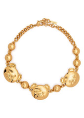 Moschino Teddy Bear chain necklace