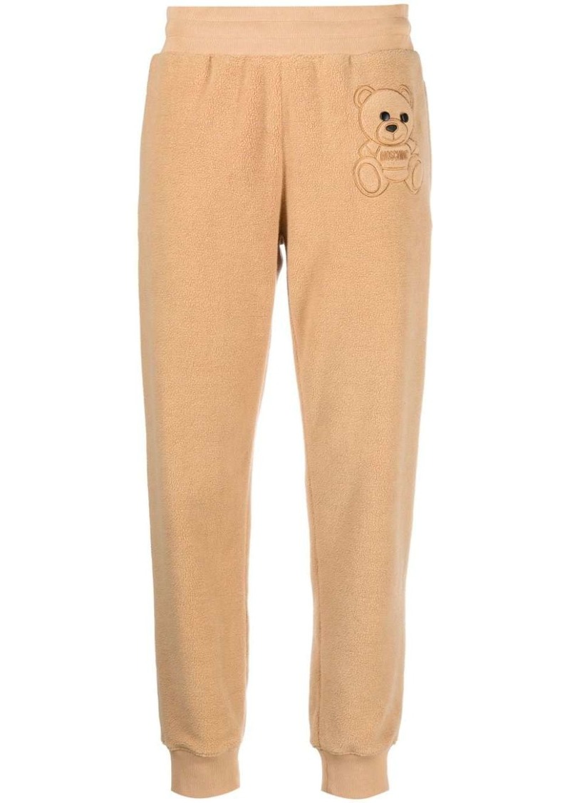 Moschino Teddy-bear detail cropped trousers