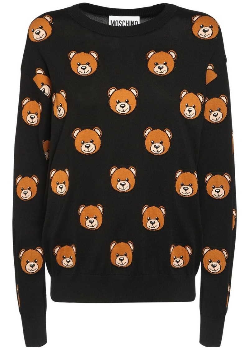 moschino sweater bear