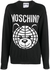 Moschino Teddy Bear intarsia-knit jumper