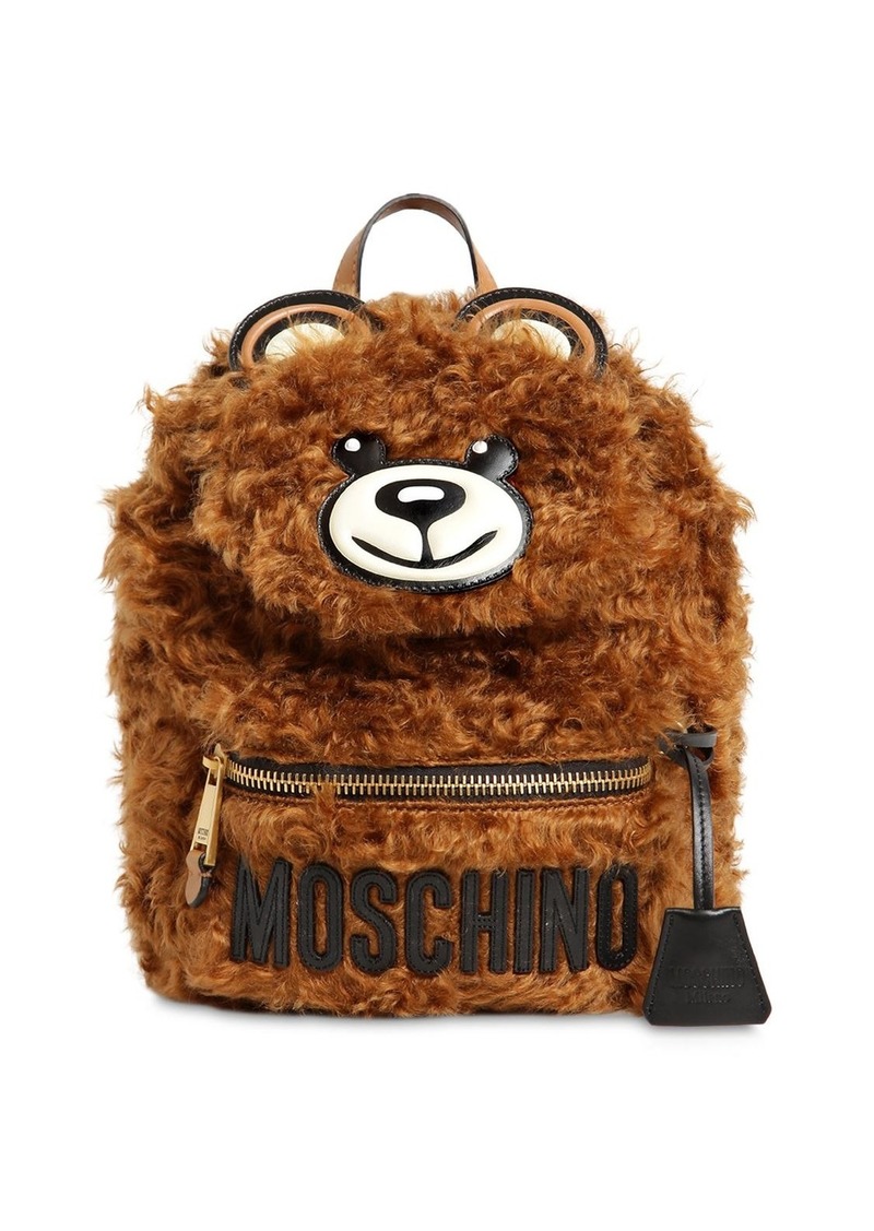 moschino mohair backpack