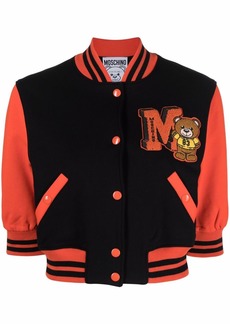 Moschino Teddy Bear motif bomber jacket