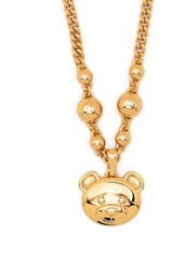 Moschino teddy bear-pendant necklace