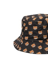 Moschino teddy-bear print bucket-hat