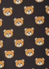 Moschino Teddy Bear-print silk foulard