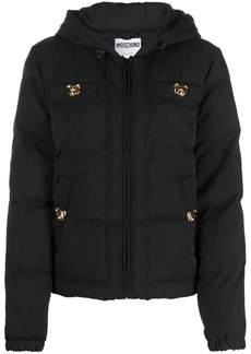 Moschino Teddy button-detail padded jacket