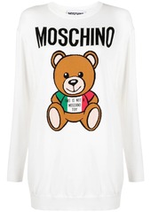 Moschino teddy-intarsia jumper dress