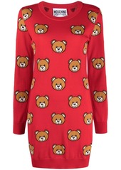 Moschino Teddy-motif sweater dress