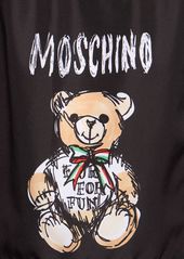 Moschino Teddy Print Nylon Swim Shorts