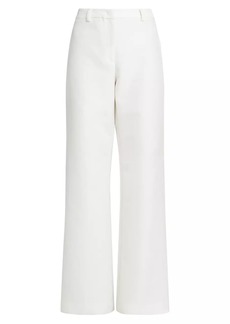 Moschino Wide-Leg Cotton Trousers