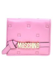 Moschino Quilted Logo Leather Wallet in Pink Multi at Nordstrom
