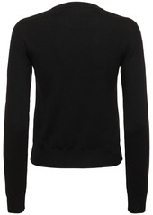 Moschino Wool Knit Crewneck Sweater