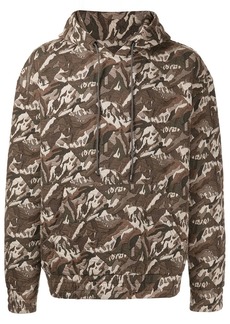 Mostly Heard Rarely Seen camouflage jacquard stretch-cotton hoodie