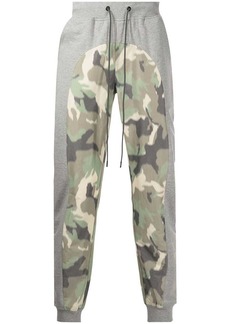 Mostly Heard Rarely Seen camouflage-panel track pants