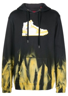 Mostly Heard Rarely Seen Canary tie-dye pullover hoodie