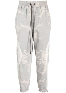 Mostly Heard Rarely Seen corduroy camouflage-print track pants