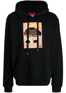 Mostly Heard Rarely Seen graphic-print cotton hoodie