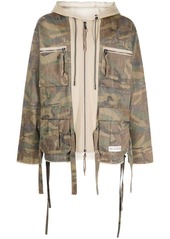 Mostly Heard Rarely Seen M65 camouflage zip hybrid jacket