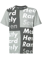 Mostly Heard Rarely Seen patchwork T-shirt