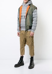 Mostly Heard Rarely Seen reversible padded gilet