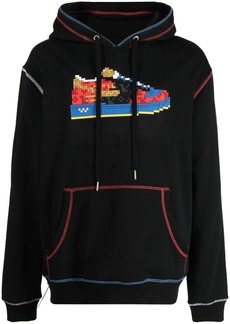 Mostly Heard Rarely Seen sneaker-print cotton hoodie