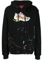 Mostly Heard Rarely Seen sneaker-print long-sleeve hoodie