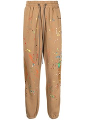 Mostly Heard Rarely Seen Warped paint-embroidered track pants