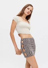 Motel Checkered Skirt