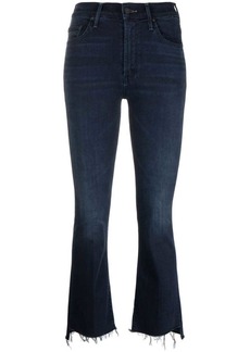 Mother Denim high-rise cropped flared jeans