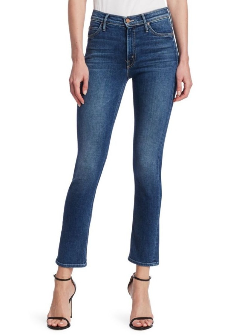 mother straight leg jeans