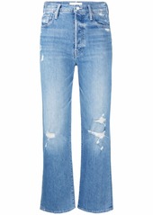 Mother Denim distressed kick-flare jeans