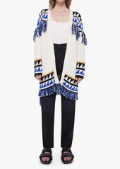 Mother Denim Fringe Cardigan In The Tassel Is Worth The Hassel