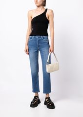 Mother Denim front-fastening cropped jeans