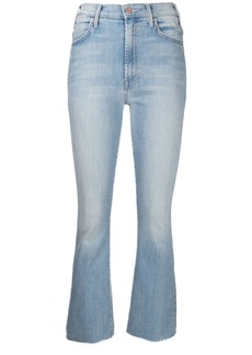 Mother Denim high-rise ankle-length bootcut jeans