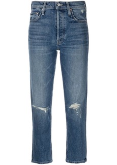Mother Denim high-rise cropped jeans