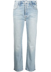 Mother Denim high-rise straight-leg jeans