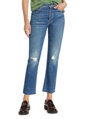 Mother Denim High Rise The Tomcat Ankle Destroyed Jeans