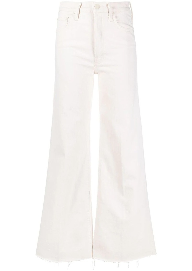 Mother Denim high-rise wide leg jeans