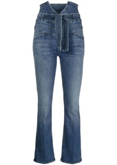 Mother Denim high-rise tie jeans