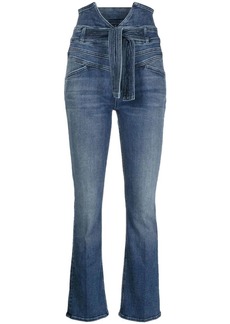 Mother Denim high-rise tie jeans