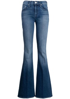 Mother Denim light-wash bootcut jeans