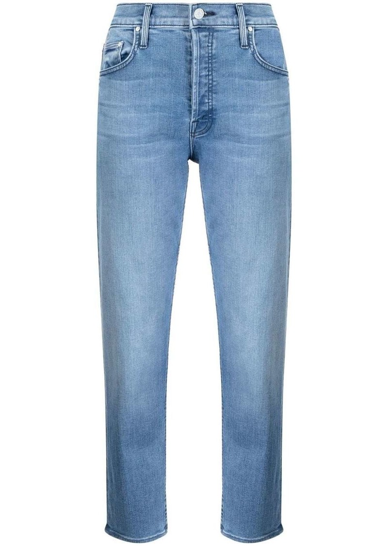 Mother Denim mid-rise straight-leg jeans