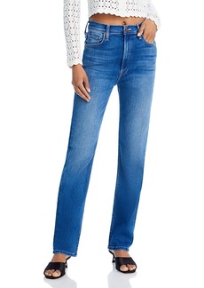 Mother Denim Mother High Rise Straight Jeans in Hue Are You