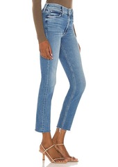 Mother Denim MOTHER Mid Rise Dazzler Ankle Fray